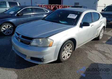 2012 Dodge Avenger Se from USA, damaged, VIN 1C3CDZAB4CN269975